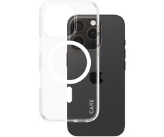 CARE by PanzerGlass CARE by PanzerGlass Flagship Case Transparent Urban Combat w. White MagSafe iPhone 16 Pro