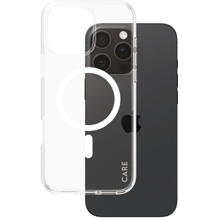 CARE by PanzerGlass CARE by PanzerGlass Flagship Case Transparent Urban Combat w. White MagSafe iPhone 16 Pro Max