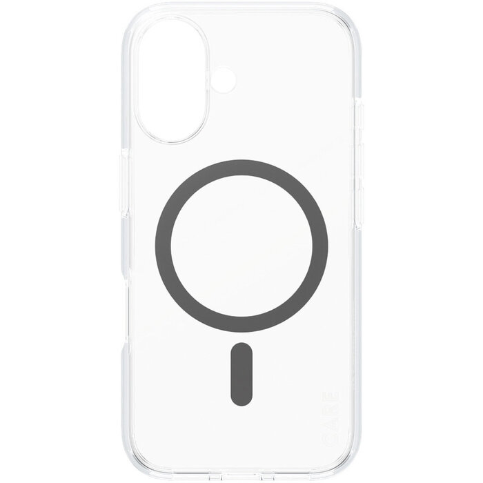 CARE by PanzerGlass CARE by PanzerGlass Flagship Case Transparent Urban Combat w. Black MagSafe iPhone 16