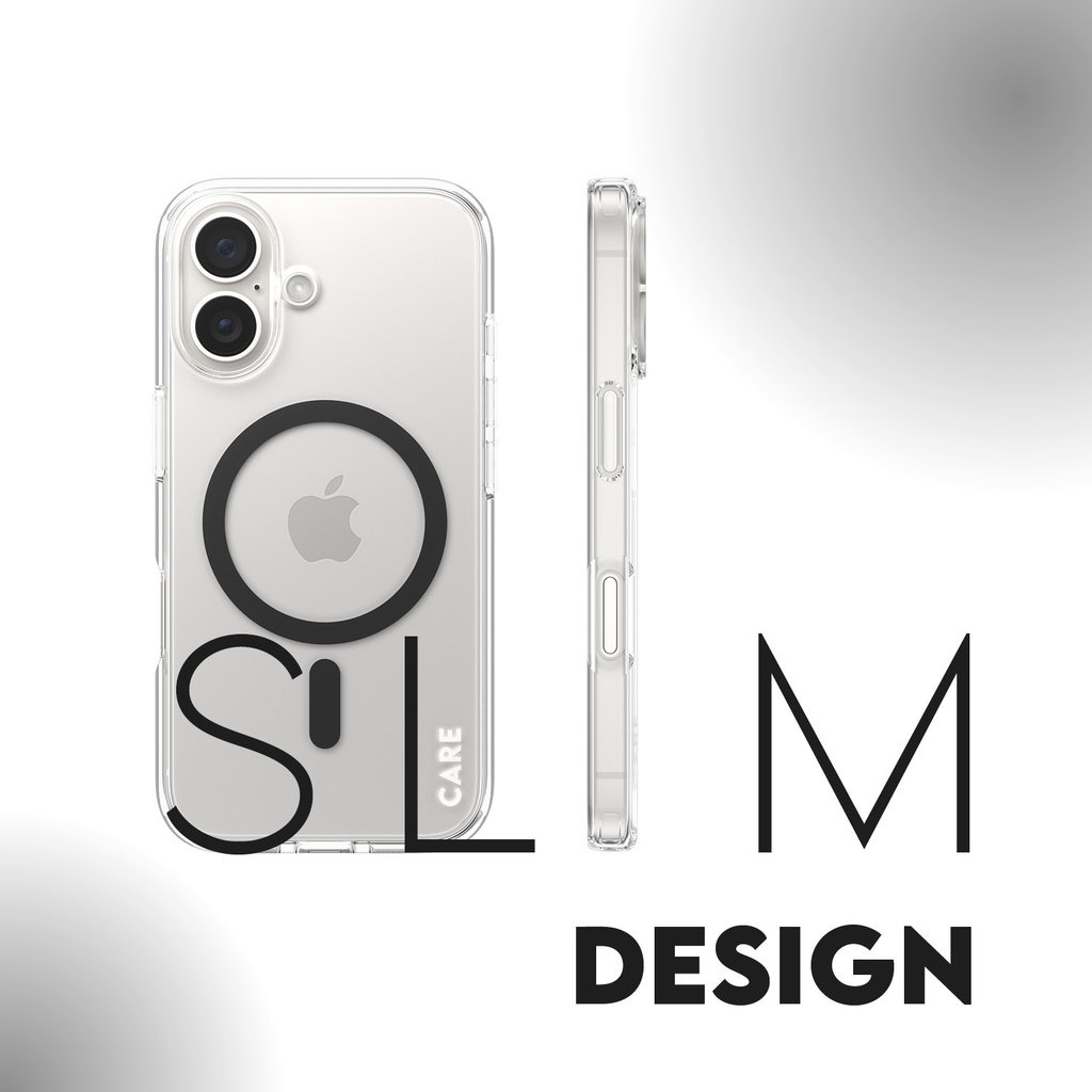 CARE by PanzerGlass CARE by PanzerGlass Flagship Case Transparent Urban Combat w. Black MagSafe iPhone 16, foto 5 van 5