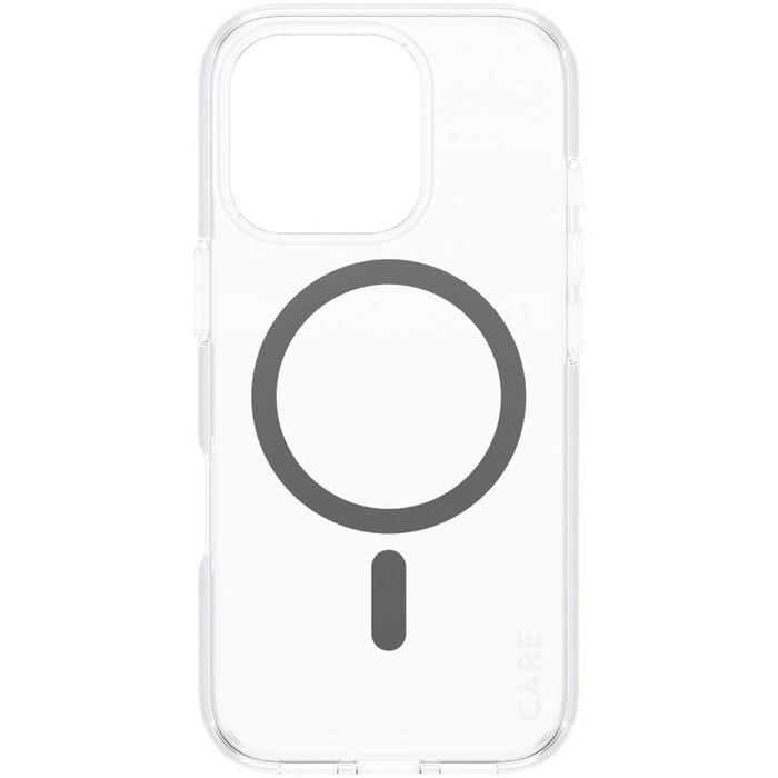 CARE by PanzerGlass PanzerGlass Urban Combat MagSafe Case voor iPhone 16 Pro - Transparant/Zwart