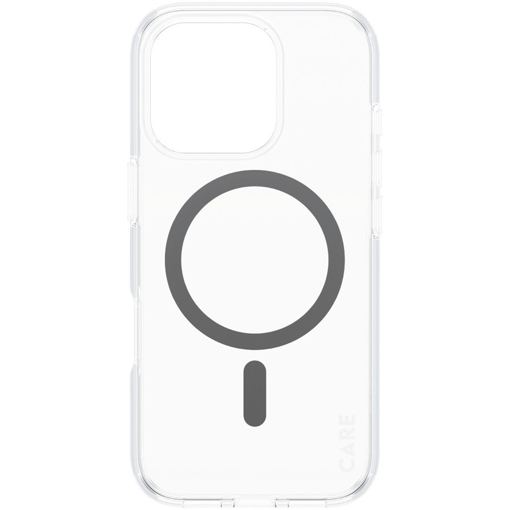 CARE by PanzerGlass PanzerGlass Urban Combat MagSafe Case voor iPhone 16 Pro - Transparant/Zwart