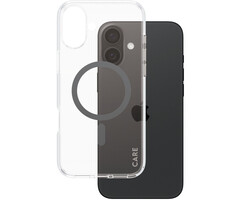 CARE by PanzerGlass PanzerGlass Urban Combat MagSafe Case voor iPhone 16 Plus - Transparant/Zwart