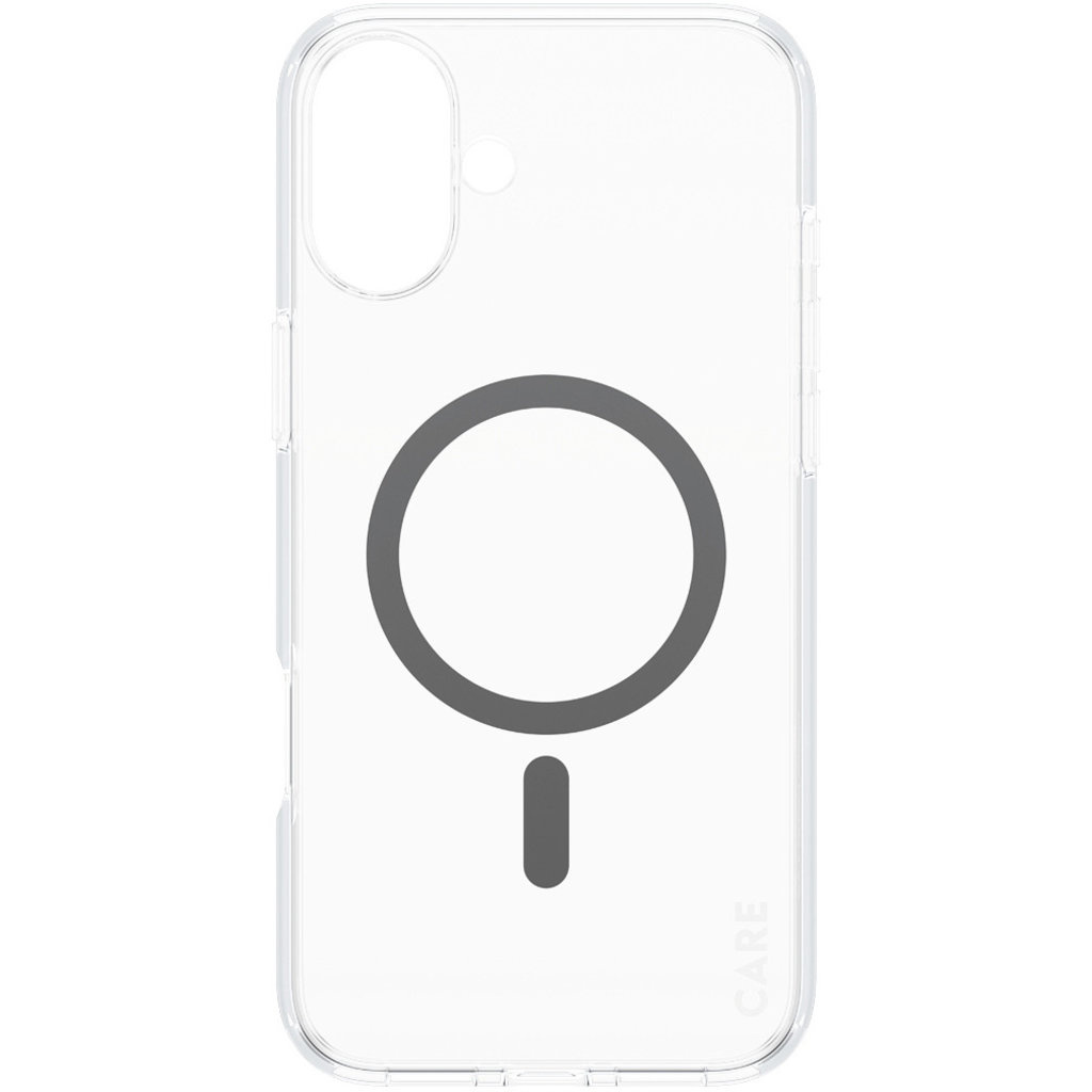 CARE by PanzerGlass CARE by PanzerGlass Flagship Case Transparent Urban Combat w. Black MagSafe iPhone 16 Plus