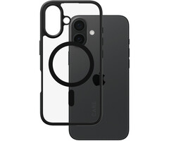 CARE by PanzerGlass PanzerGlass Urban Combat MagSafe Case voor iPhone 16 - Transparant/Zwart