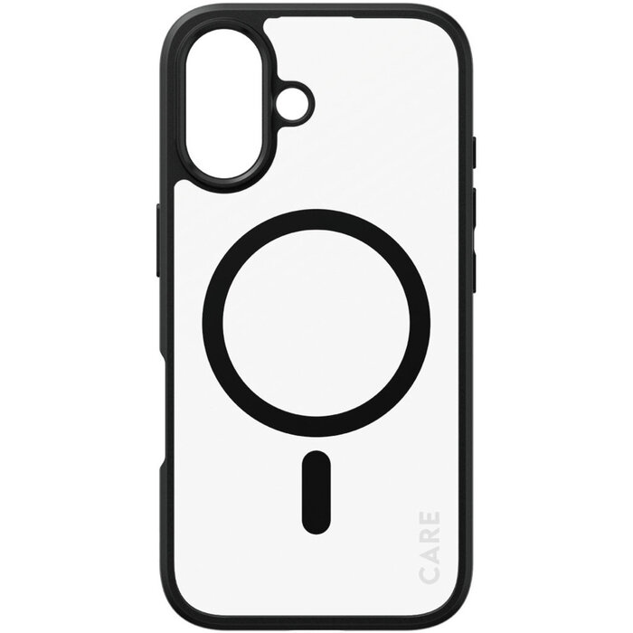 CARE by PanzerGlass PanzerGlass Urban Combat MagSafe Case iPhone 16 - Transparant/Zwart