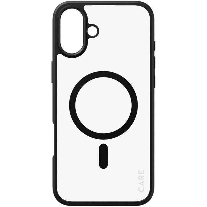 CARE by PanzerGlass CARE by PanzerGlass Flagship Case Transparent Urban Combat w. Black Frame & MagSafe iPhone 16 Plus