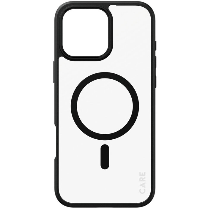 CARE by PanzerGlass CARE by PanzerGlass Flagship Case Transparent Urban Combat w. Black Frame & MagSafe iPhone 16 Pro Max