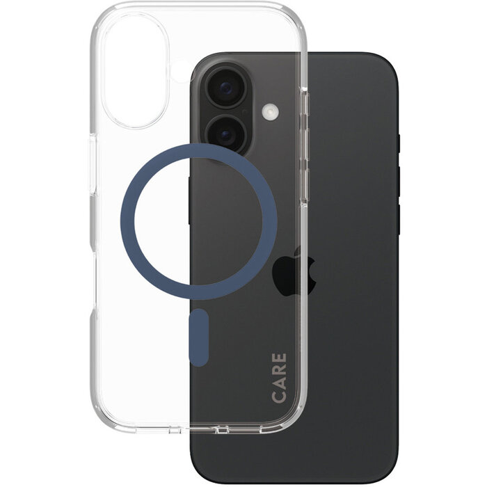 CARE by PanzerGlass PanzerGlass Urban Combat MagSafe Case voor iPhone 16 - Transparant
