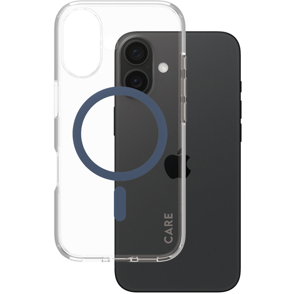CARE by PanzerGlass PanzerGlass Urban Combat MagSafe Case voor iPhone 16 - Transparant