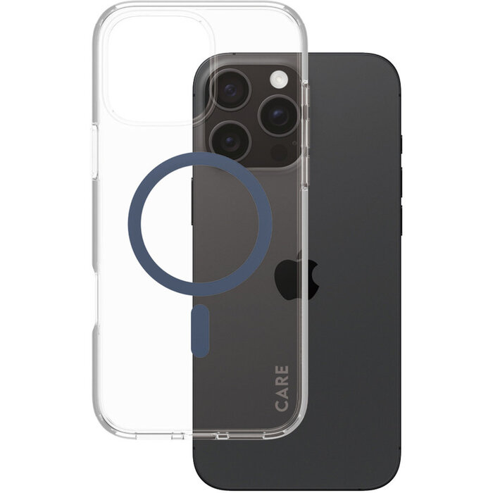 CARE by PanzerGlass PanzerGlass Urban Combat MagSafe Case voor iPhone 16 Pro Max - Transparant
