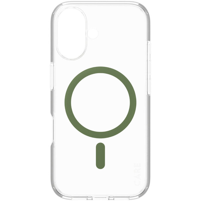 CARE by PanzerGlass PanzerGlass Urban Combat Case voor iPhone 16 - Transparant met MagSafe