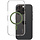 CARE by PanzerGlass Flagship Case Transparent Urban Combat w. Green MagSafe iPhone 16 Pro