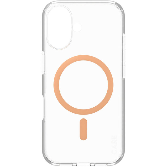 CARE by PanzerGlass PanzerGlass Urban Combat Case voor iPhone 16 met MagSafe - Transparant