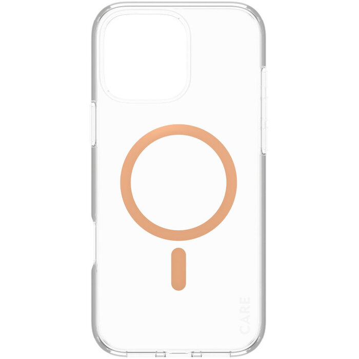 CARE by PanzerGlass PanzerGlass Urban Combat MagSafe Case voor iPhone 16 Pro Max - Transparant