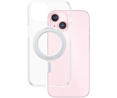CARE by PanzerGlass CARE by PanzerGlass Feature Case Transparent w. Silver Kickstand & MagSafe iPhone15