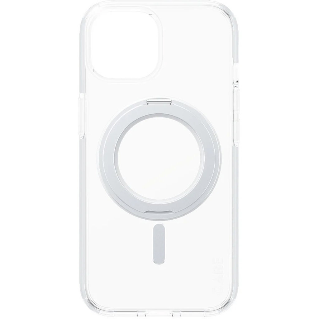 CARE by PanzerGlass CARE by PanzerGlass Feature Case Transparent w. Silver Kickstand & MagSafe iPhone15, foto 4 van 4