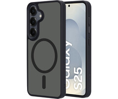 Mobiparts Mobiparts Hardcover Samsung Galaxy S25 Satin Black (Magsafe Compatible)