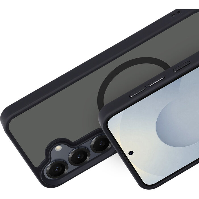 Mobiparts Mobiparts Hardcover Samsung Galaxy S25 Satin Black (Magsafe Compatible)