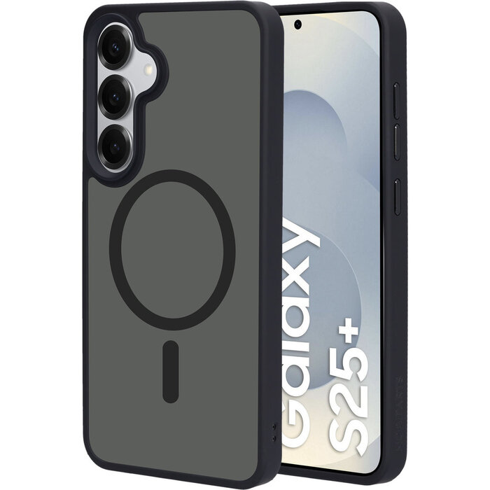 Mobiparts Mobiparts MagSafe Hardcover voor Samsung Galaxy S25 Plus - Satin Black