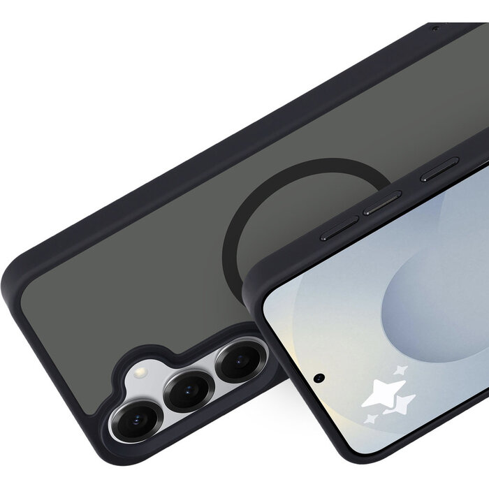 Mobiparts Mobiparts MagSafe Hardcover voor Samsung Galaxy S25 Plus - Satin Black