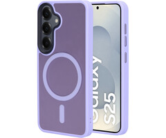 Mobiparts Mobiparts MagSafe Hardcover Samsung Galaxy S25 - Satijn Lila