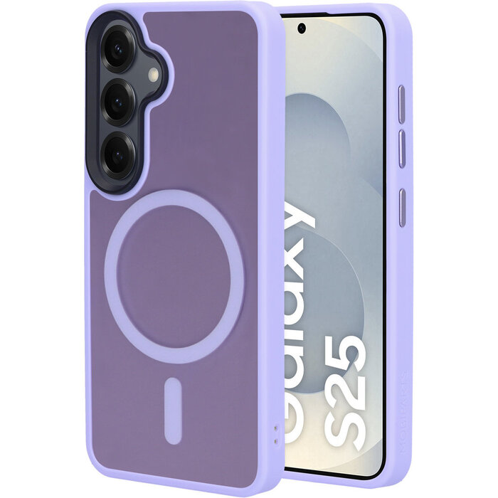 Mobiparts Mobiparts Hardcover Samsung Galaxy S25 Satin Lila (Magsafe Compatible)