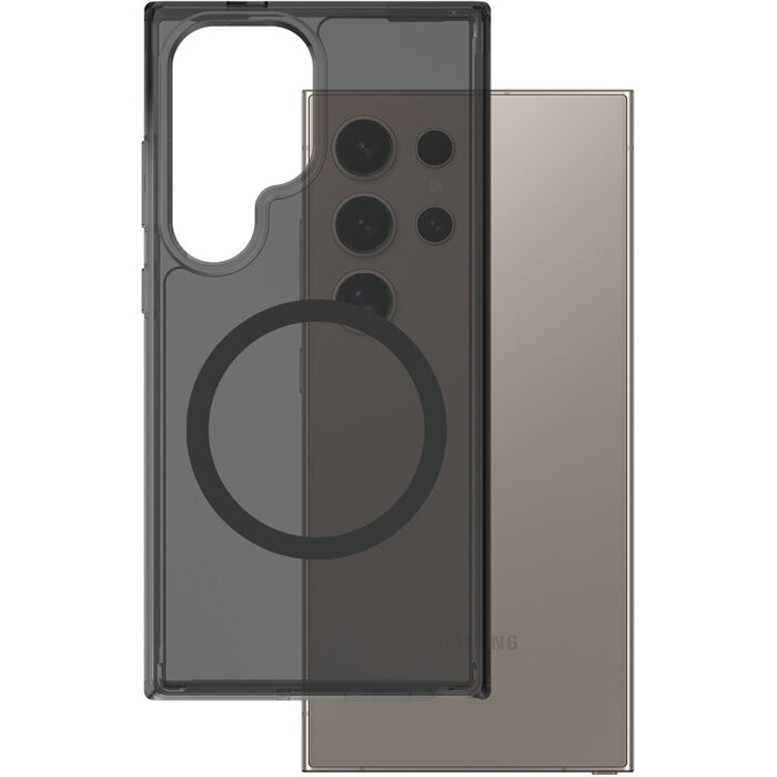 CARE by PanzerGlass CARE by PanzerGlass Flagship Case Smokey Urban Combat w. Black QI Module Samsung S25 Ultra