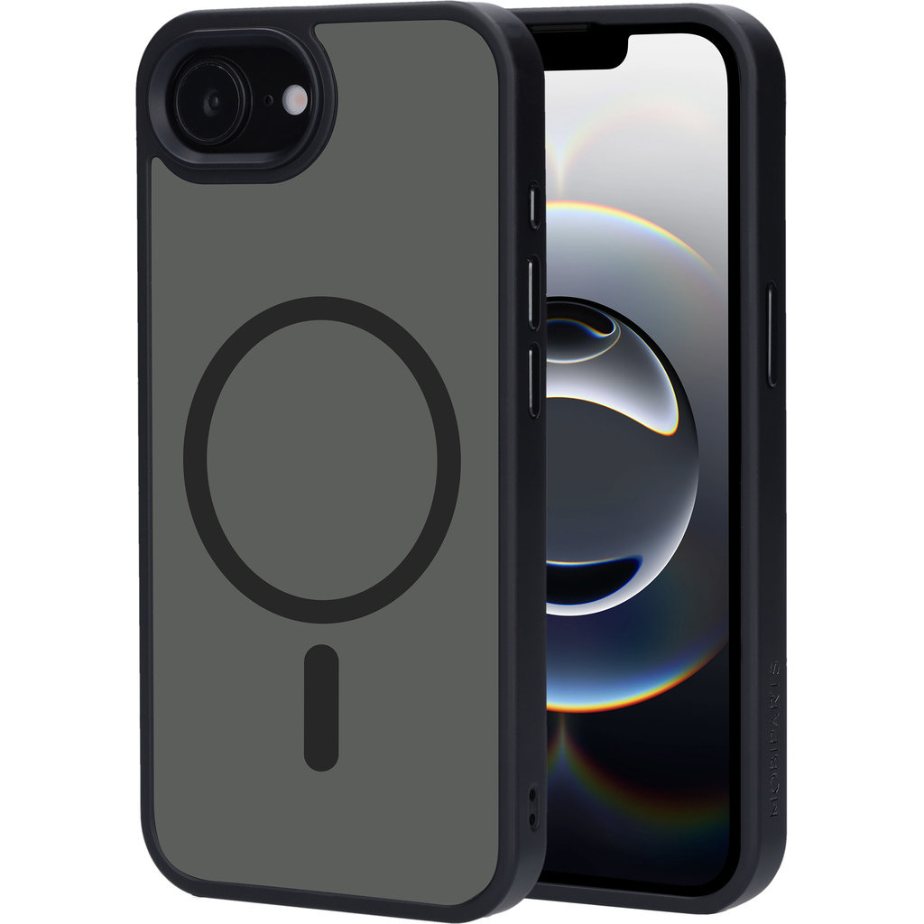 Mobiparts Mobiparts Hardcover voor iPhone 17e/16e - MagSafe Compatibel - Satin Black