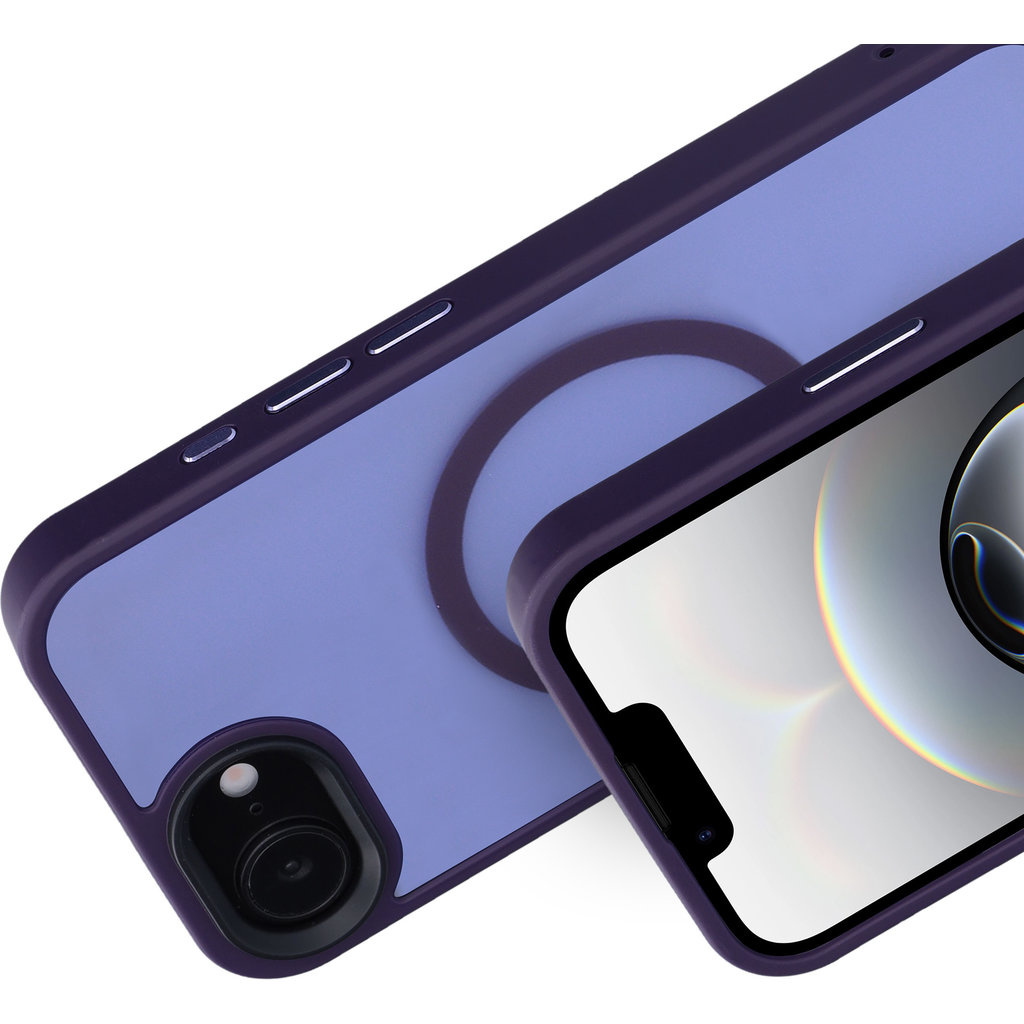 Mobiparts Mobiparts MagSafe Hardcover voor iPhone 17e / 16e - Satin Purple