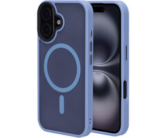 Mobiparts Mobiparts Hardcover voor iPhone 16 - Satin Light Blue - MagSafe Compatibel
