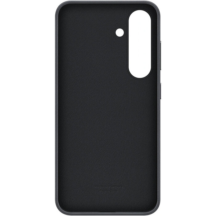 Samsung Samsung Galaxy S25 Kindsuit Leather Case - Kunstleer - Zwart