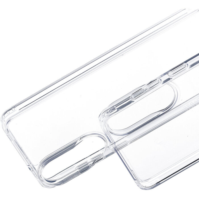 Mobiparts Mobiparts Classic Hardcover voor Samsung Galaxy S25 Edge - Transparant