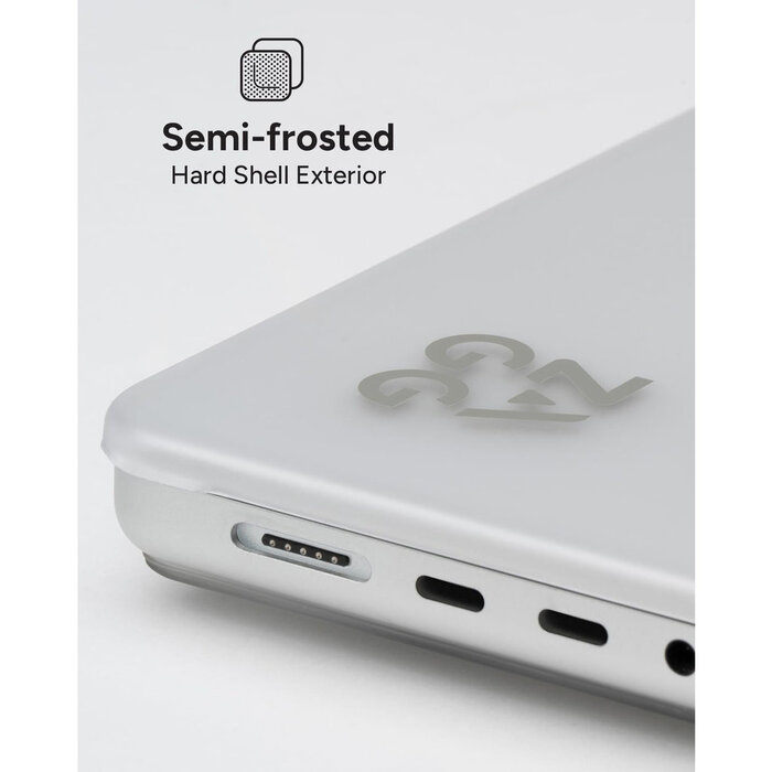 ZAGG ZAGG Hard Case Apple Macbook Air 13 M3/M2 Frosted Clear