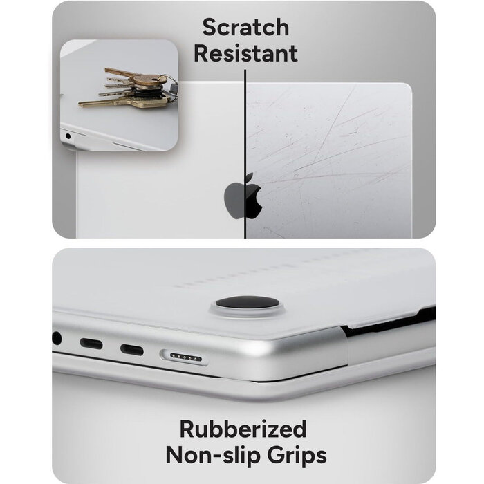 ZAGG ZAGG Hard Case Apple Macbook Pro 16 M3/M2/M1 Frosted Clear