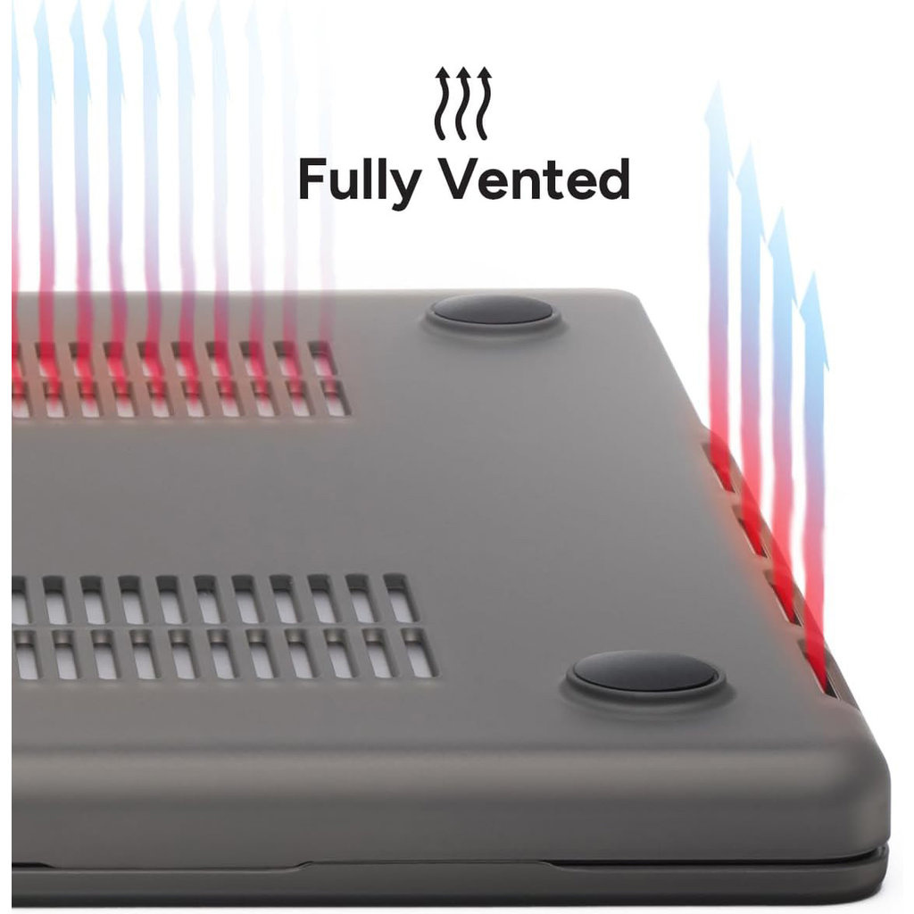 ZAGG ZAGG Hard Case voor MacBook Pro 16 - Frosted Black (M1/M2/M3)