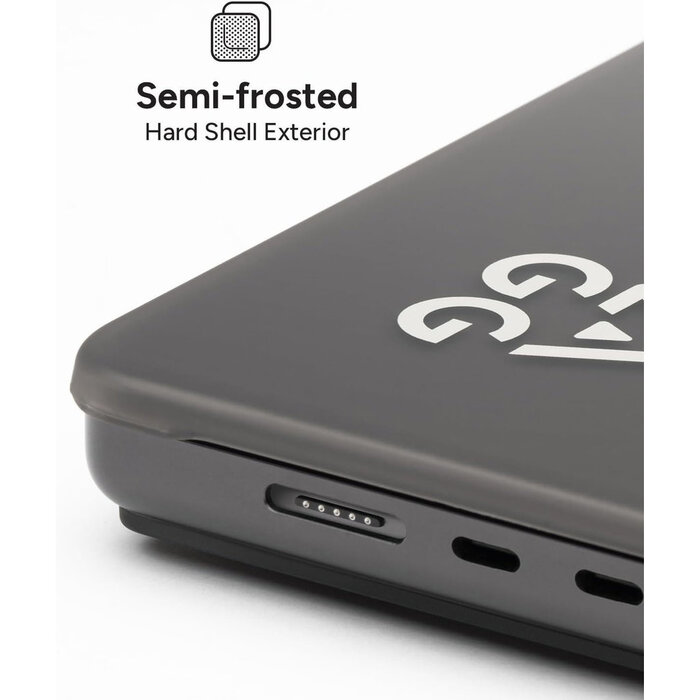 ZAGG ZAGG Hard Case voor MacBook Pro 16 - Frosted Black (M1/M2/M3)