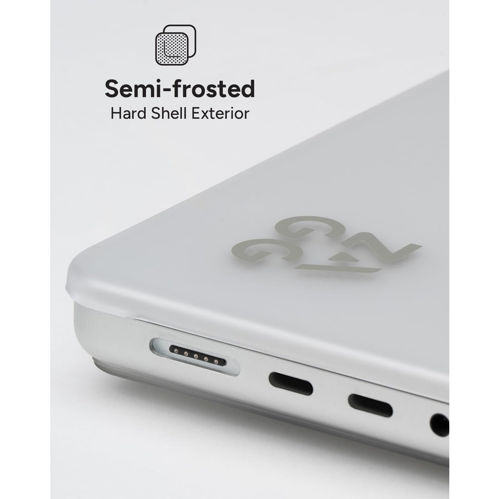 ZAGG ZAGG Hard Case Apple Macbook Pro 14 M3/M2/M1 Frosted Clear