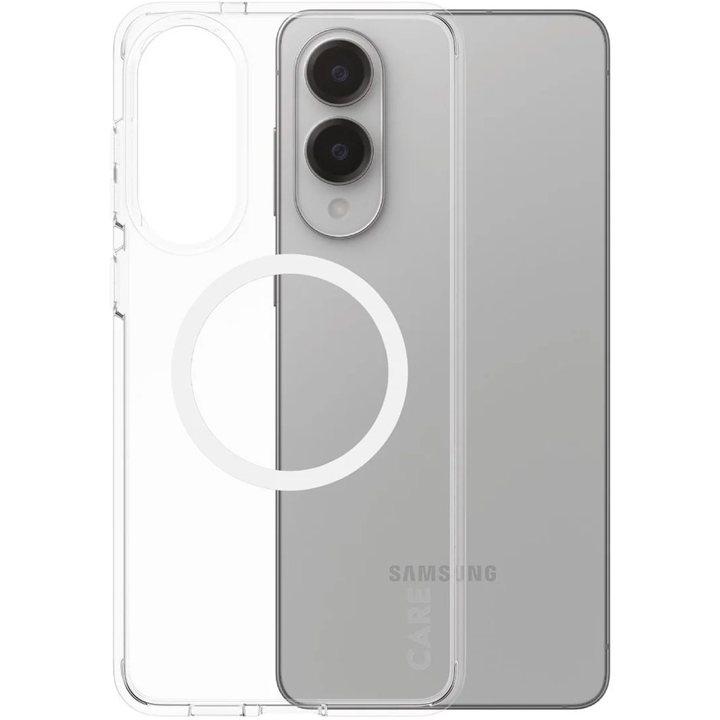 CARE by PanzerGlass PanzerGlass CARE Urban Combat Case Samsung S25 met QI-Module - Transparant