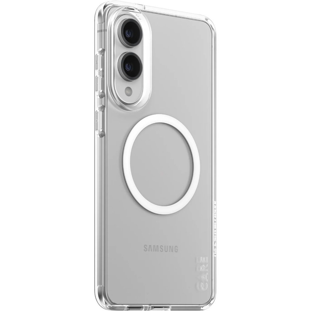 CARE by PanzerGlass PanzerGlass CARE Urban Combat Case Samsung S25 met QI-Module - Transparant