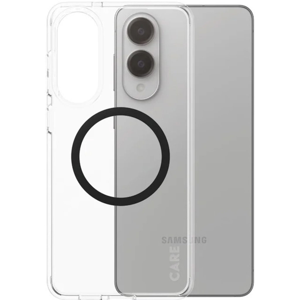 CARE by PanzerGlass PanzerGlass CARE Urban Combat Case Samsung S25 - Transparant met QI-Module