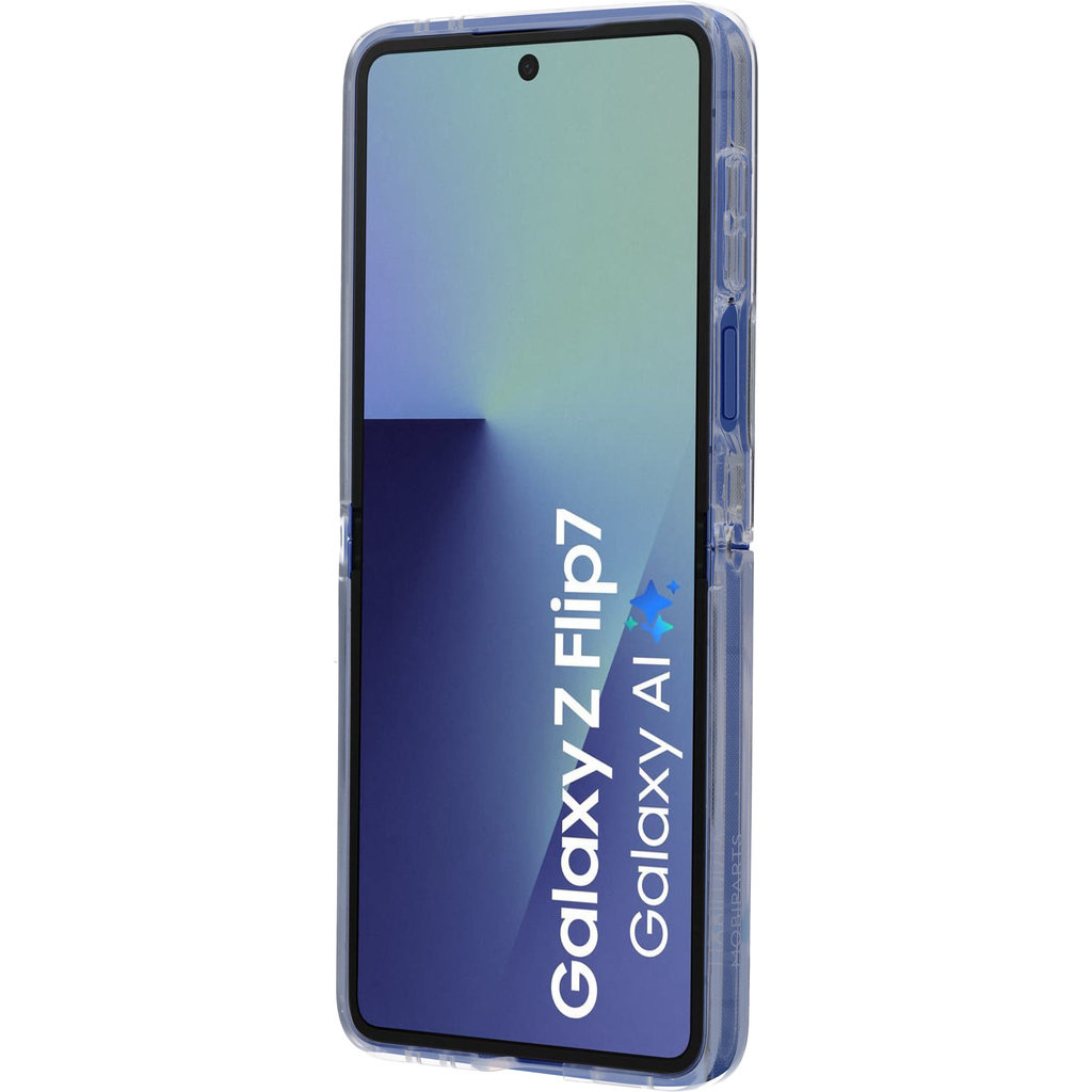 Mobiparts Mobiparts MagSafe Hardcover voor Samsung Galaxy Z Flip 7 - Transparant
