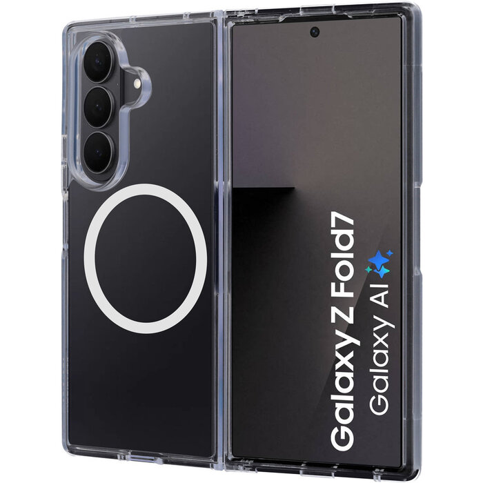 Mobiparts Mobiparts MagSafe Hardcover Samsung Galaxy Z Fold 7 - Transparant
