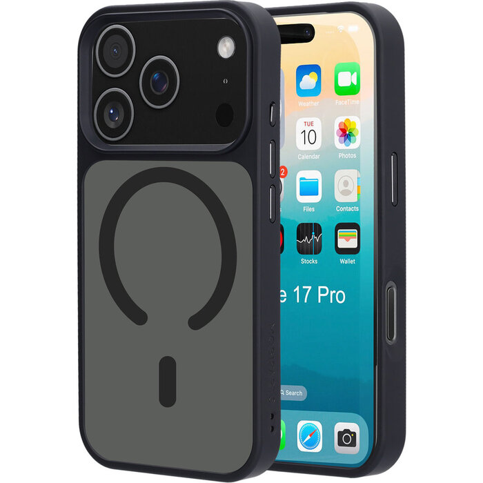 Mobiparts Mobiparts Hardcover Apple iPhone 17 Pro Satin Black (Magsafe Compatible)