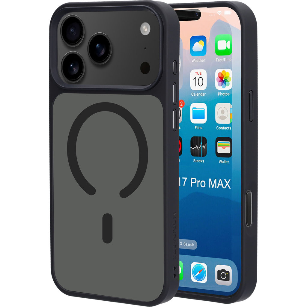 Mobiparts Mobiparts MagSafe Hardcover voor iPhone 17 Pro Max - Satin Black