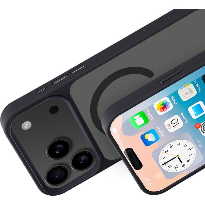 Mobiparts Mobiparts Hardcover Apple iPhone 17 Pro Max Satin Black (Magsafe Compatible)