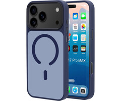 Mobiparts Mobiparts MagSafe Hardcover iPhone 17 Pro Max - Satijnblauw