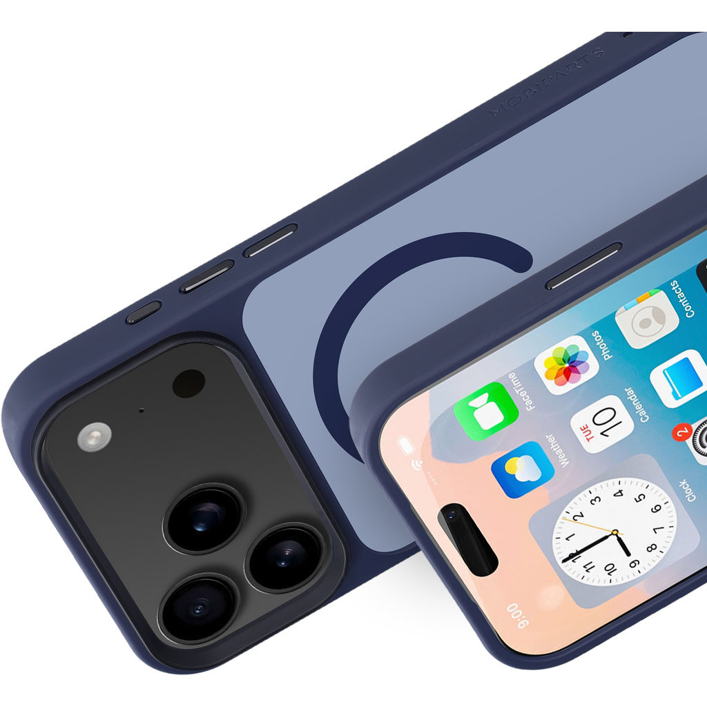 Mobiparts Mobiparts Hardcover Apple iPhone 17 Pro Max Satin Blue (Magsafe Compatible)