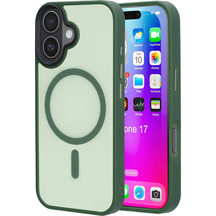 Mobiparts Mobiparts Hardcover Apple iPhone 17 Satin Green (Magsafe Compatible)