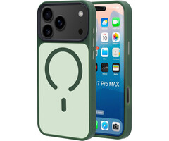 Mobiparts Mobiparts MagSafe Hardcover iPhone 17 Pro Max - Satijn Groen